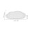 6 Pcs Cloud Shape Snack Dish For Home Use White 3