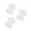 6 Pcs Cloud Shape Snack Dish For Home Use White 10
