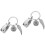 2Pcs Mini Urn Memorial Keychain For Ashes 6