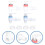 8 Sets Replacement Water Cooler Faucets Red And Blue 8