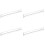 4Pcs Transparent Wall Mount Glasses Display Holder Rack 7
