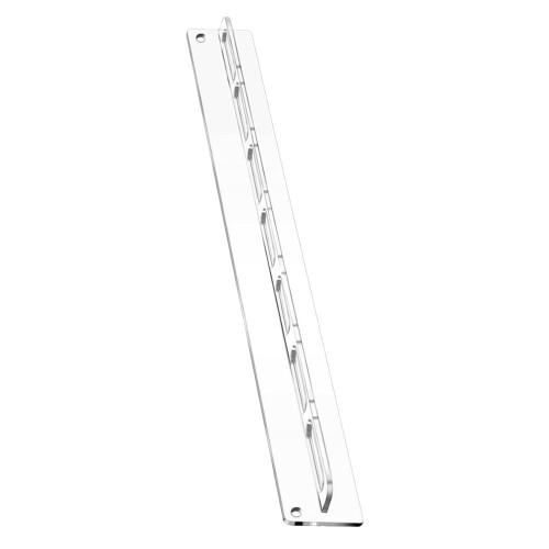 4Pcs Transparent Wall Mount Glasses Display Holder Rack