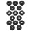 60 Pcs Trekking Poles Mud Baskets Round Plastic Black Replacement Tips 3