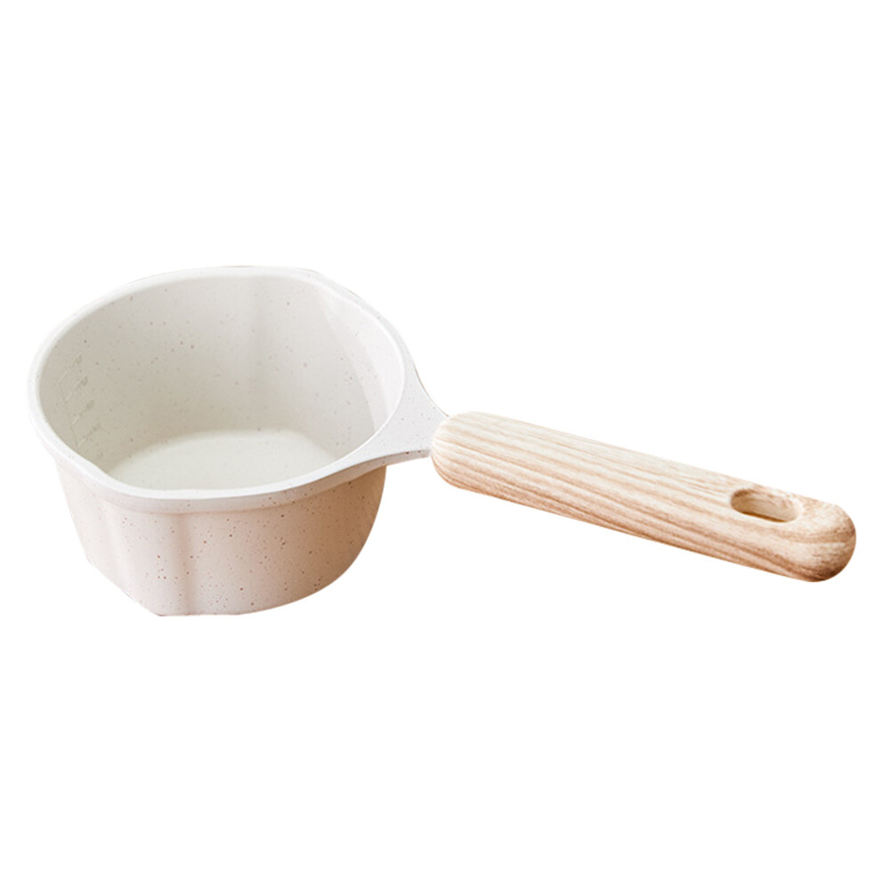 2Pcs Small Butter Melting Pot Metal Sauce Pan with Wood Handle-image-OPC-PKYQX66-NEW