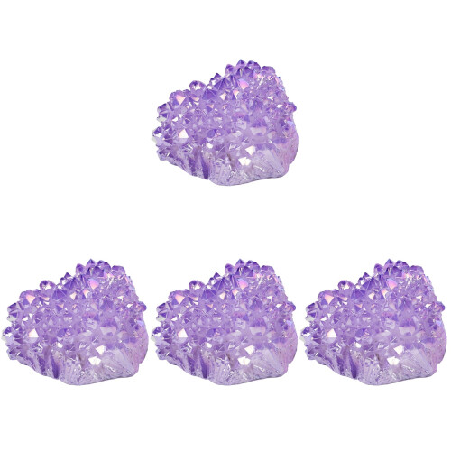 4Pcs Natural Crystal Stone Desktop Decor For Home Office 1