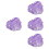 4Pcs Natural Crystal Stone Desktop Decor For Home Office 6