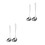 4 Pcs Large Stainless Steel Long Handle Soup Ladles For Home Kitchen 10