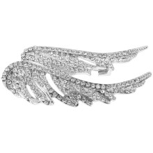 3Pcs Crystal Wings Brooch Pins Rhinestone Badge For Dress Scarf