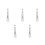 5Pcs Silicone Face Mud Mask Brush With Spatula For Cream 10
