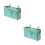 2Pcs Bedside Container Organizer Blue Felt Hanging Storage Pocket 5