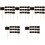 5 Sets Wooden Message Board Stakes Mini Chalkboard Tags 5