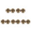 10Pcs Golden Brass Hand Exercise Balls Elegant Baoding Massage Balls 7