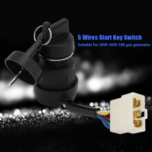 2KW-5KW Gasgenerator Zündstartschlüsselschalter mit 5 Drähten