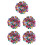 5000 Pcs Felt Round Pads For Crafts Diy: Assorted Colors 7