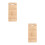 2 Pcs Solid Wood Thickened Laundry Washboard for Home Use 9