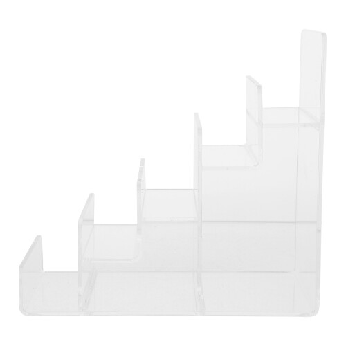 3Pcs Acrylic 5-Tier Riser Display Shelf For Wallet Showcase 1