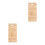 2 Pcs Solid Wood Thickened Laundry Washboard for Home Use 8