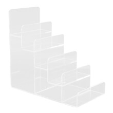 3Pcs Acrylic 5-Tier Riser Display Shelf For Wallet Showcase