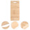 2 Pcs Solid Wood Thickened Laundry Washboard for Home Use 11