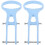 2Pcs Plastic Sponge Mop Grip Universal Handle Pull Accessory 4