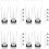 24 Pcs Plastic Lip Gloss Tubes 4ml Refillable Mini Containers 7