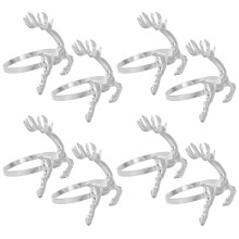 32 Pcs Elk Deer Napkin Rings Table Decor For Christmas Wedding Parties