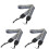 3Pcs Dslr Camera Strap Crossbody Vintage Universal Grey 2
