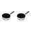 2Pcs Japanese Nonstick Pan With Wooden Handle Flat Bottom 6
