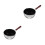 2Pcs Japanese Nonstick Pan With Wooden Handle Flat Bottom 8