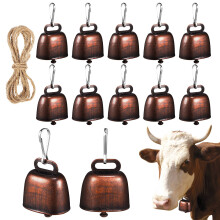 24 Pcs Cow Horse Sheep Grazing Bells Small Metal Anti-Lost Loud Bells