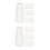 20Pcs White Wooden Window Blind Cord Knobs Elegant Curtain Accessories 7
