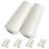 20Pcs White Wooden Window Blind Cord Knobs Elegant Curtain Accessories 1