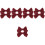 10 Pcs Bow Shoe Clips Removable Buckles Charms Accessories 6