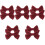 10 Pcs Bow Shoe Clips Removable Buckles Charms Accessories 5