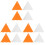 12 Sets Triangle Cake For Cream And Chocolate 2