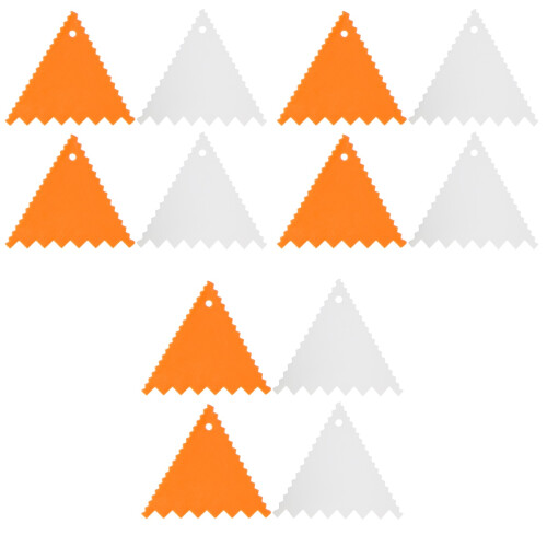 12 Sets Triangle Cake For Cream And Chocolate 2