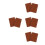 8 Pcs Pu Luggage Handle Covers For Suitcase And Handbag 2