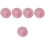 5Pcs Crystal Stone Tealight Candle Holder Desktop Decor 6