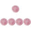 5Pcs Crystal Stone Tealight Candle Holder Desktop Decor 7
