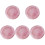 5Pcs Crystal Stone Tealight Candle Holder Desktop Decor 4