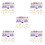 5 Sets Doll Joints Cotter Pin Fibreboard Discs Movable Engage Bolt 5