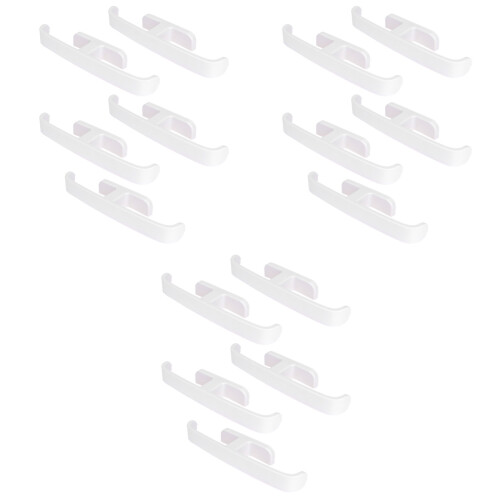 15 Pcs Wall Mounted Plastic Door Shoe Storage Rack 2