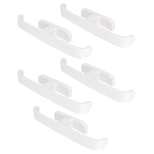 15 Pcs Wall Mounted Plastic Door Shoe Storage Rack