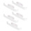 15 Pcs Wall Mounted Plastic Door Shoe Storage Rack 1