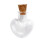 30 Pcs Love Heart Shape Mini Wish Note Glass Bottles With Cork 1