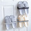 2Pcs Wall Mounted Shoe Rack With Sticky Strips For Door Storage 11