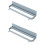 2Pcs Wall Mounted Shoe Rack With Sticky Strips For Door Storage 5