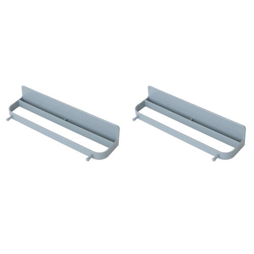 2Pcs Wall Mounted Shoe Rack With Sticky Strips For Door Storage 1