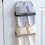 2Pcs Wall Mounted Shoe Rack With Sticky Strips For Door Storage 8
