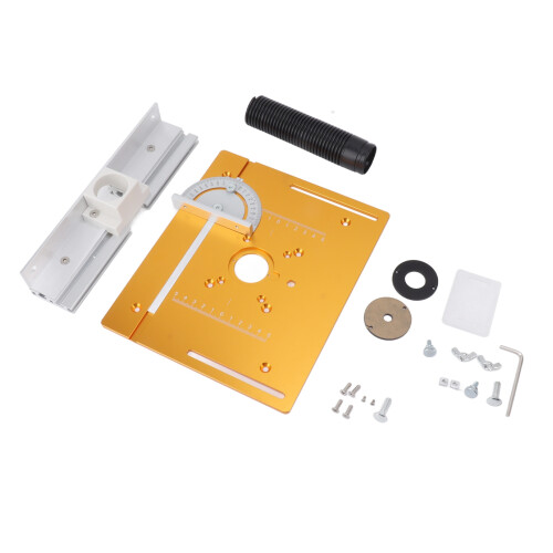 Aluminum Router Table Insert Plate for Woodworking, 1146g 1